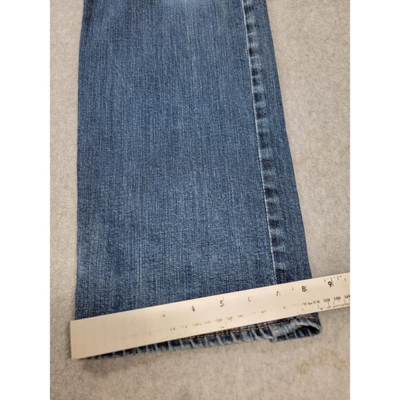 AG Adriano Goldschmied Jeans Mens 36X34 New Hero Straight Blue Distressed USA - Picture 4 of 16